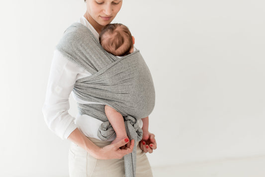 Breastfeeding in a Stretchy Wrap Baby Carrier