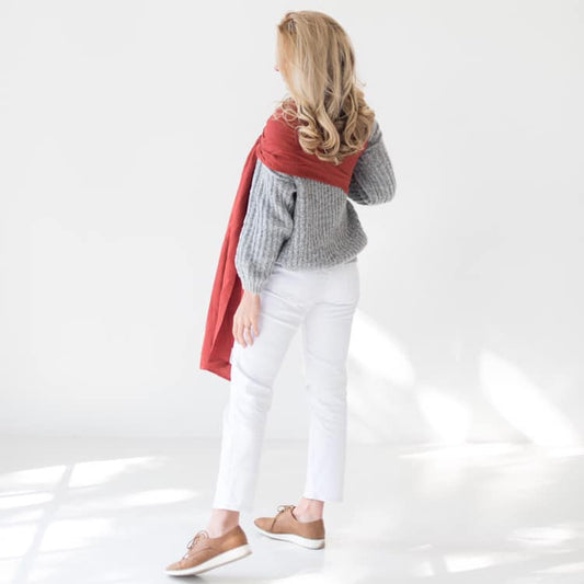 Ring Sling - Rust Linen