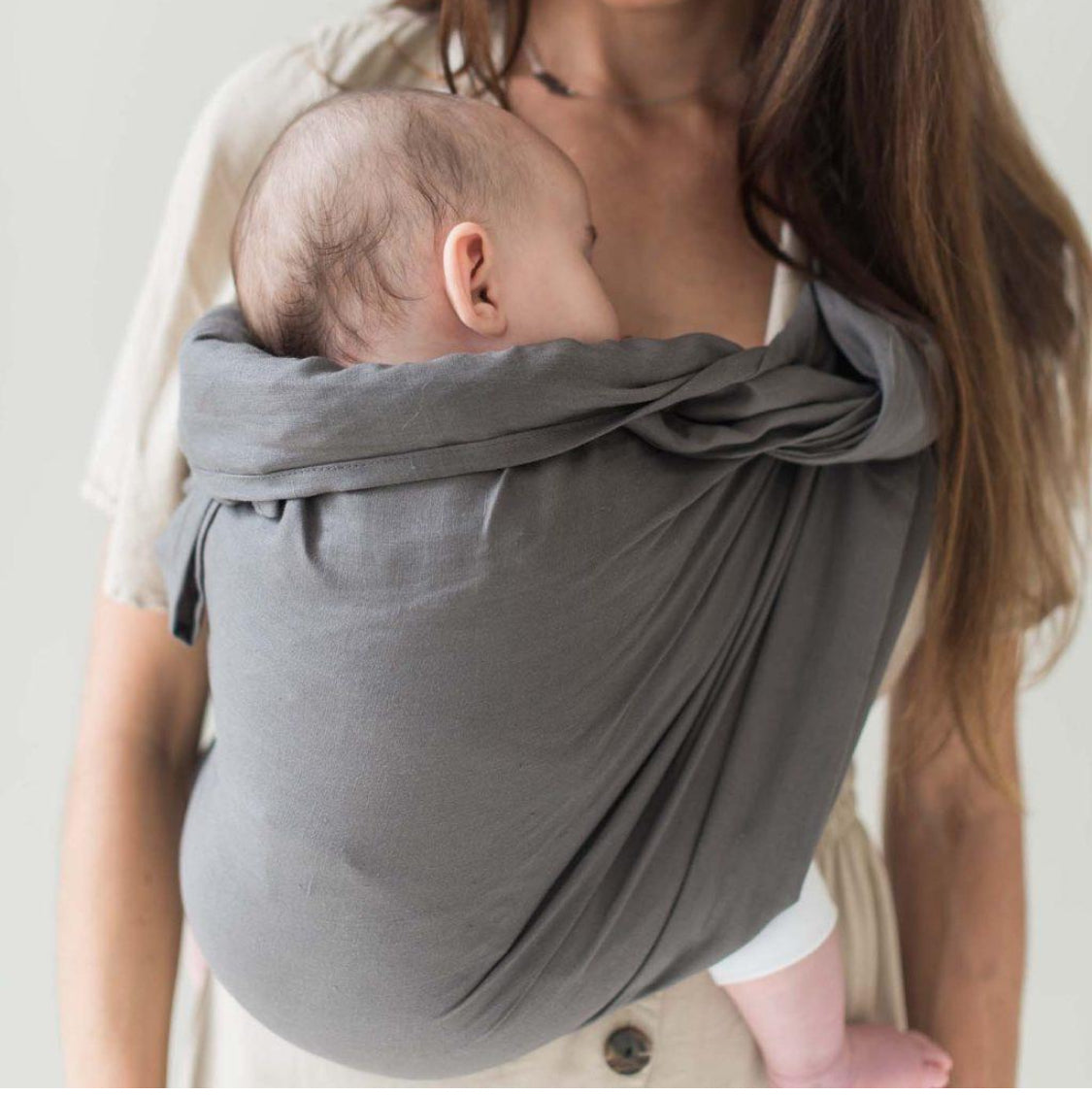 Ring Sling - Charcoal Linen