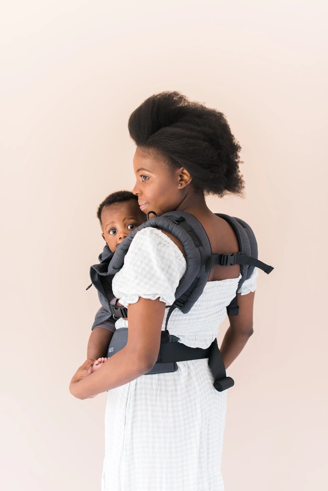 ORIGINAL FLEXI - Hemp Charcoal Grey - Zozinette Baby Carriers