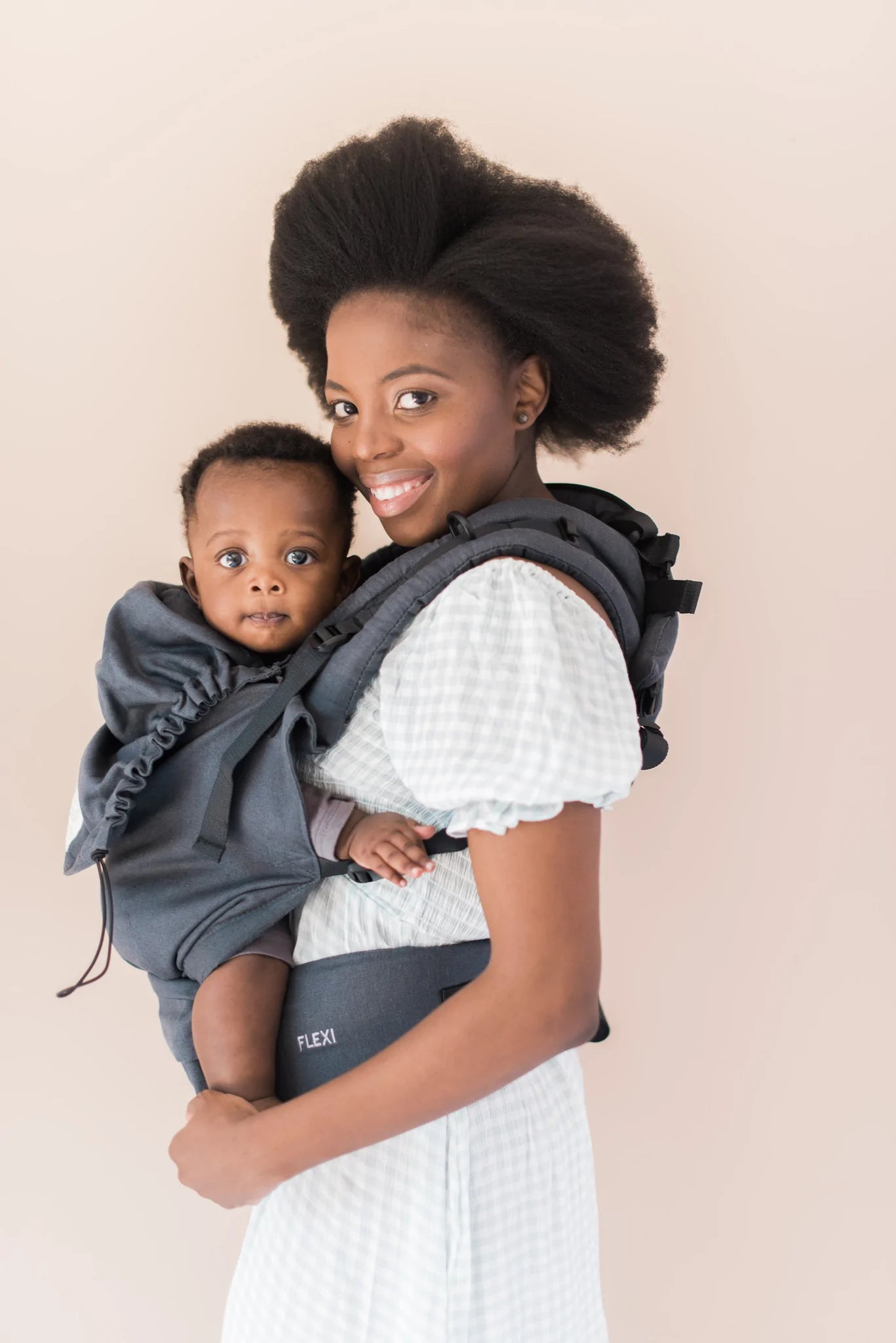 ORIGINAL FLEXI - Hemp Charcoal Grey - Zozinette Baby Carriers