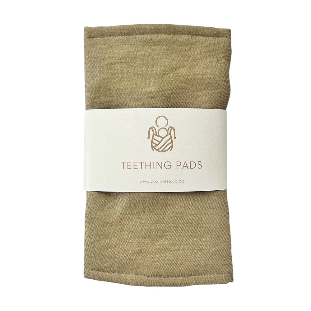 Teething Pads Latte Linen (Flexi/Flexi Plus Range)