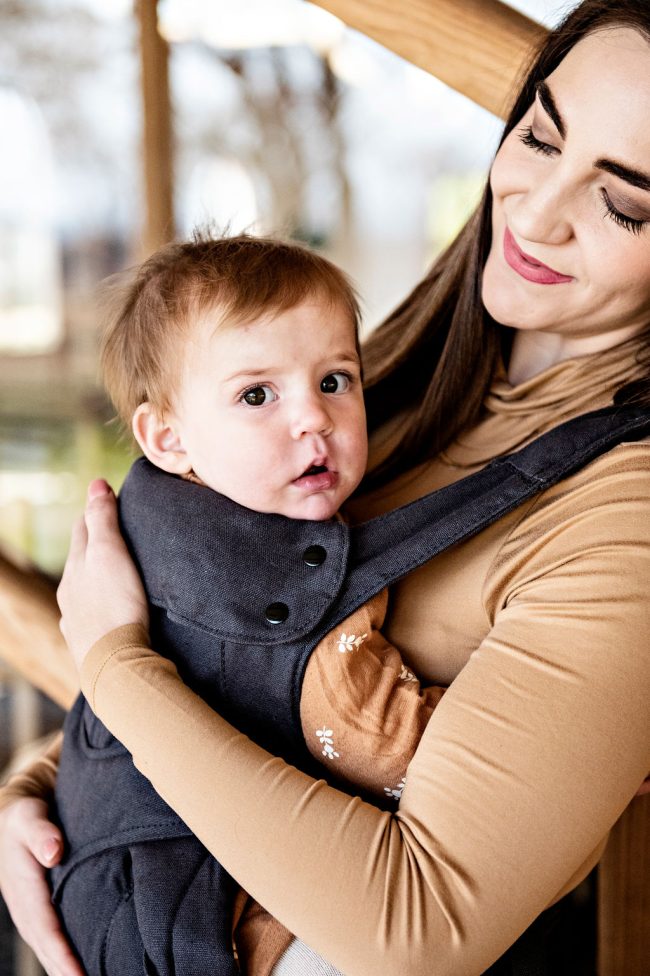 FLEXI PLUS – Hemp Black - Zozinette Baby Carriers