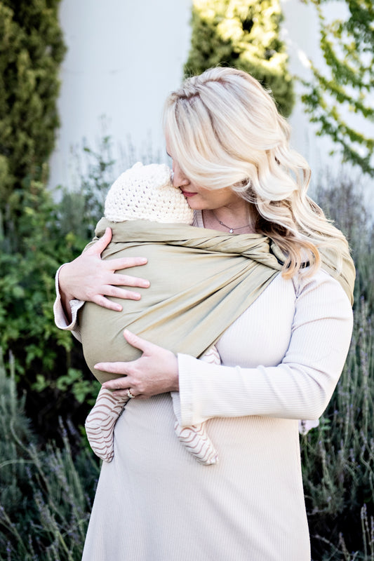 Ring Sling - Olive Linen