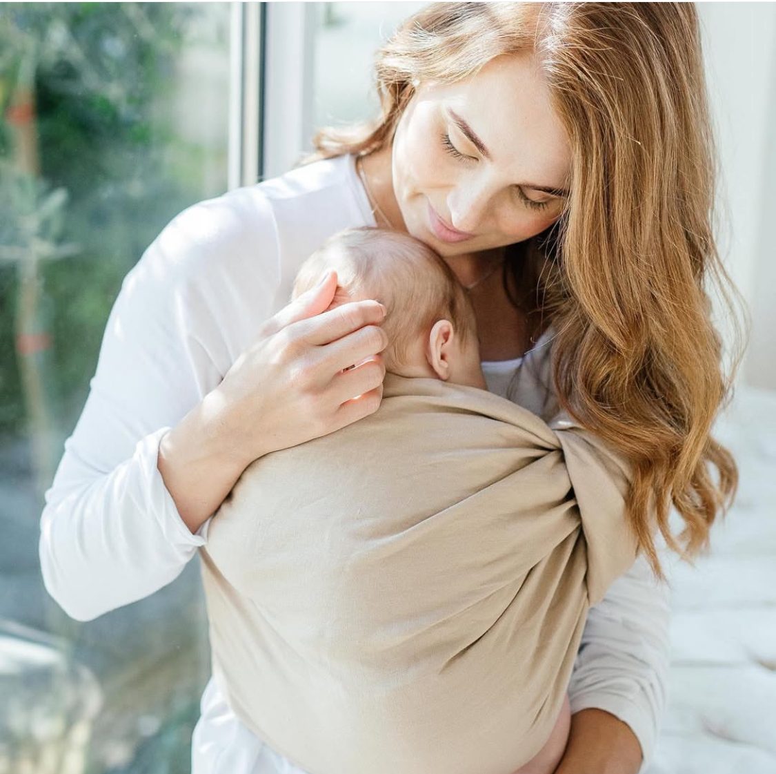 Ring Sling -Nude Linen