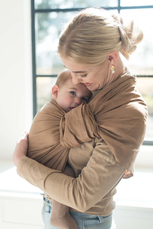 Ring Sling - Latte Linen
