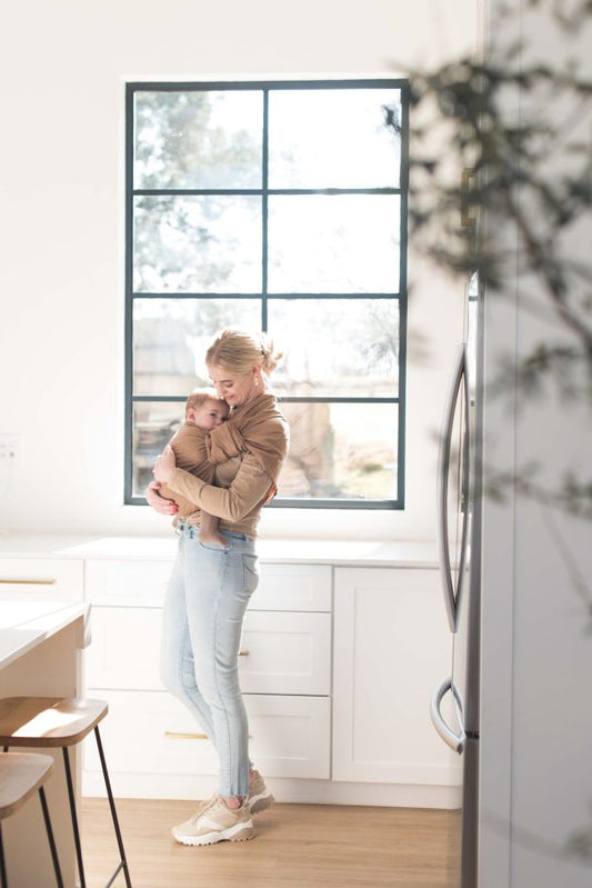 Ring Sling - Latte Linen