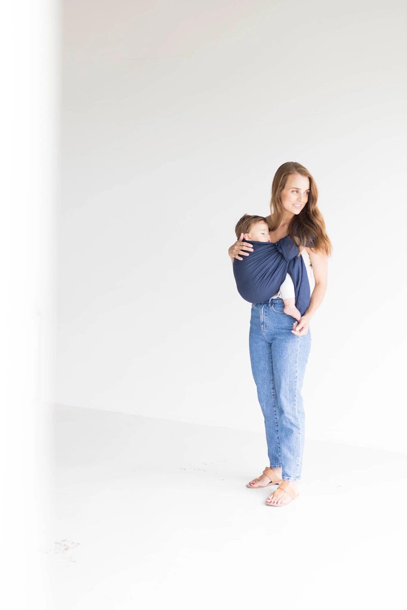 Ring Sling - PREORDER - Navy Linen