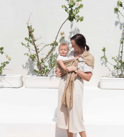 Ring Sling - Cashew Linen