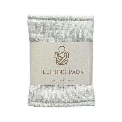 Teething Pads Wheat Linen (Classic Carry Range)