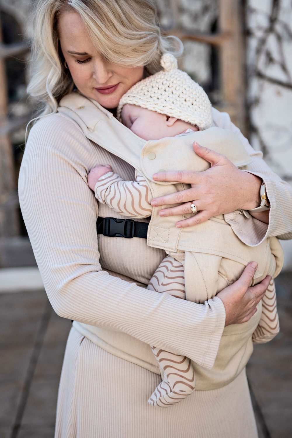 FLEXI PLUS - Hemp Oatmeal - Zozinette Baby Carriers