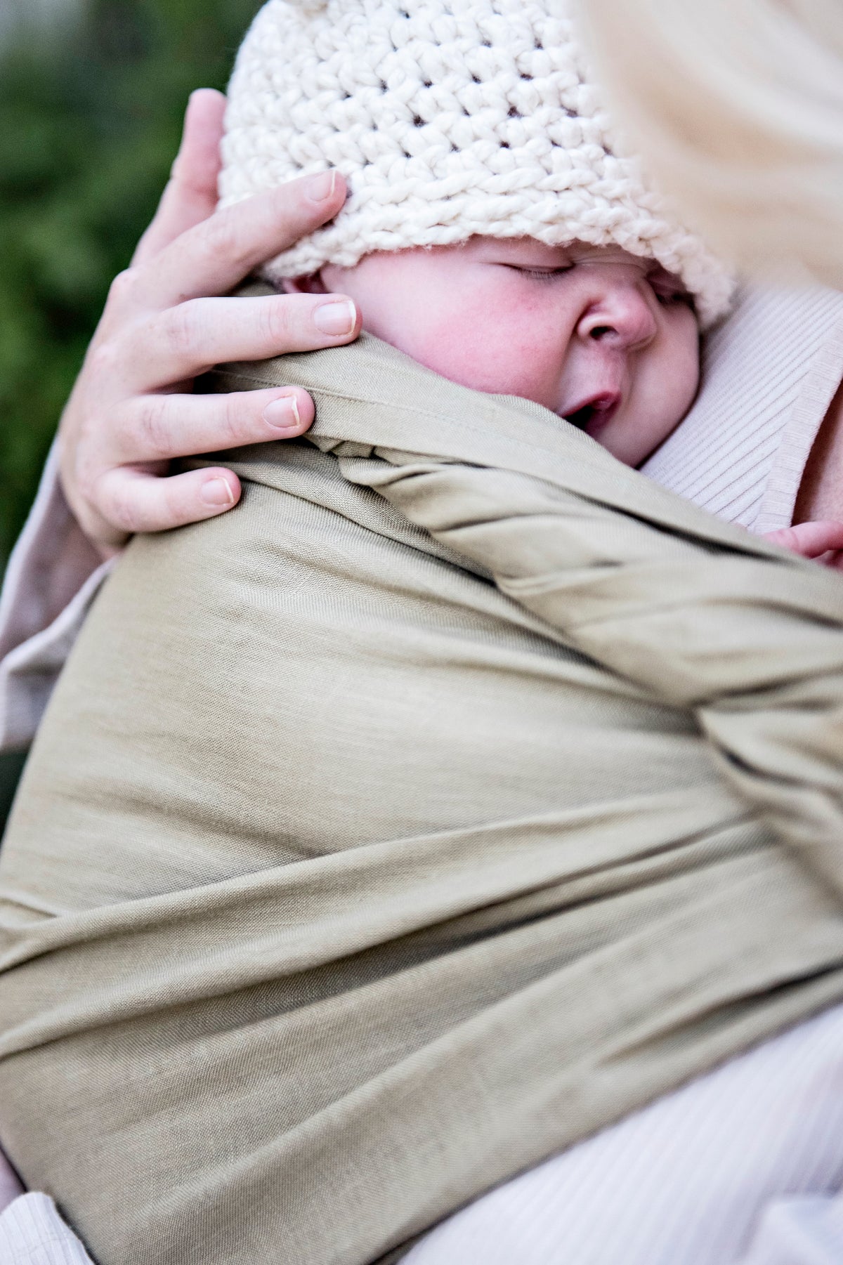 Ring Sling - Olive Linen