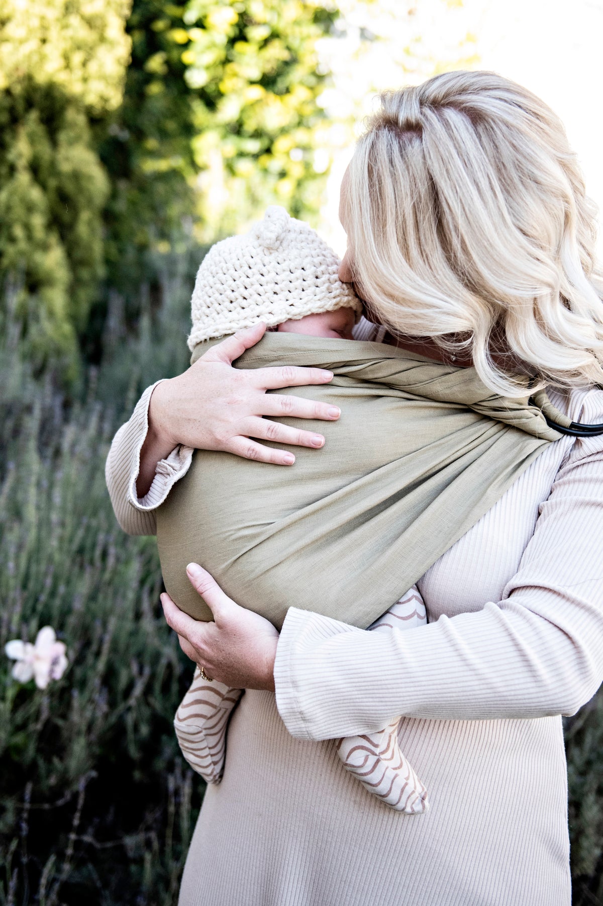 Ring Sling - Olive Linen