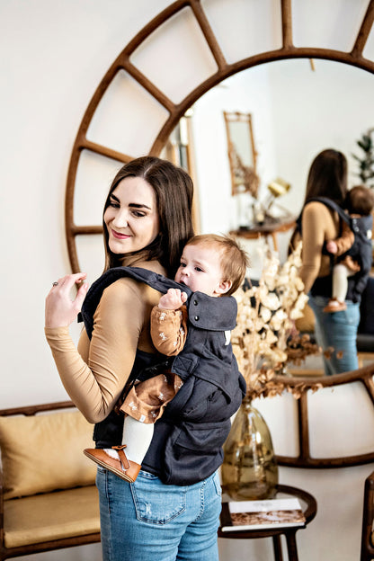 FLEXI PLUS Baby Carrier – Charcoal Hemp PREORDER