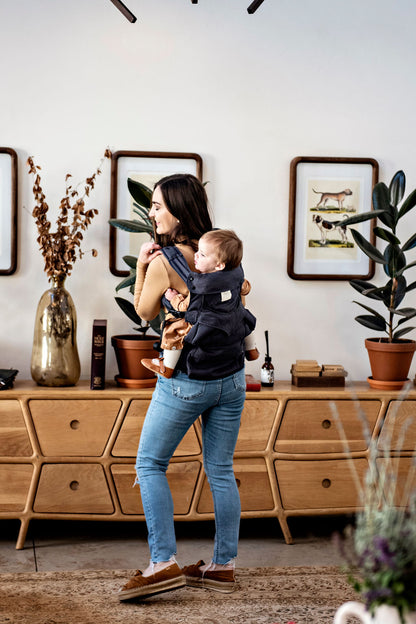 FLEXI PLUS Baby Carrier – Charcoal Hemp PREORDER