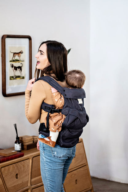 FLEXI PLUS Baby Carrier – Charcoal Hemp PREORDER