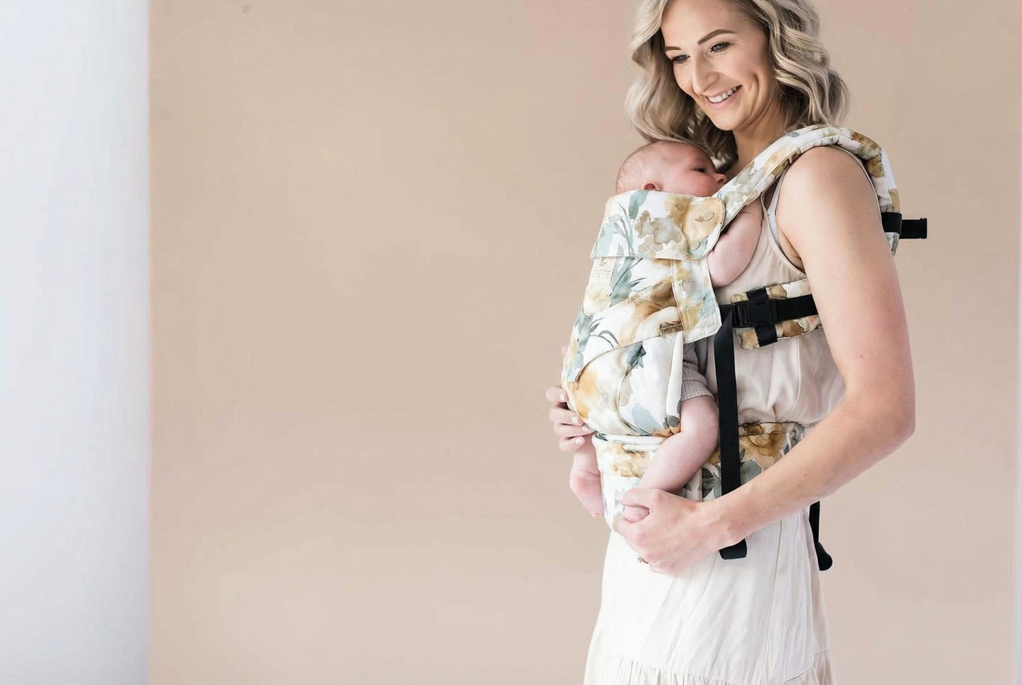 FLEXI PLUS Baby Carrier – Floral Cotton NEW LIMITED EDITION