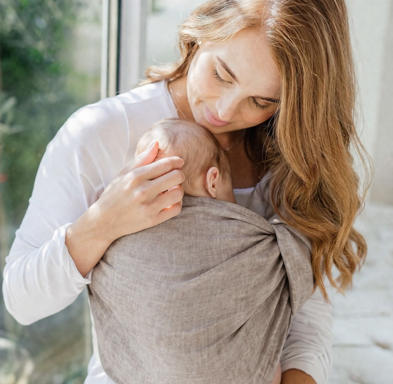 Ring Sling - Stone Linen (PRE-ORDER)